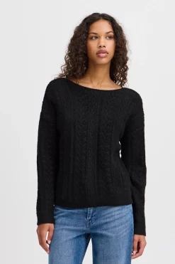 Ichi Strickwaren>IHLIYANNA Pullover Black