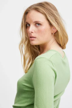 Ichi Strickwaren>IHMAFA Cardigan GreenTea