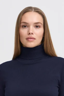 Ichi Basics | Strickwaren>IHMAFA Pullover TotalEclipse