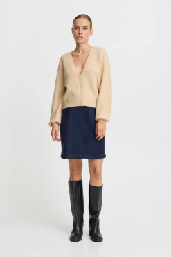 Ichi Strickwaren>IHMARIN Cardigan Sandshell