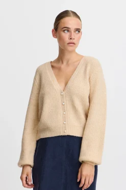 Ichi Strickwaren>IHMARIN Cardigan Sandshell
