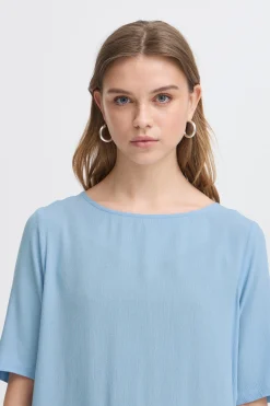 Ichi Blusen>IHMARRAKECH Bluse DellaRobbiaBlue