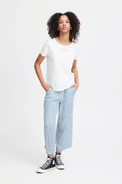 Ichi Hosen>IHMARRAKECH Hose DellaRobbiaBlueFlowerAop