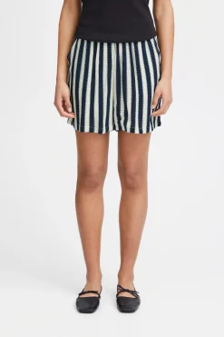 Ichi Kurze Hosen>IHMARRAKECH Shorts TotalEclipseStripeAop