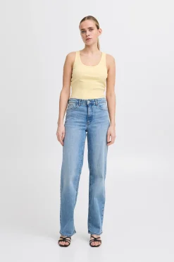 Ichi T-shirts>IHPALMER Top ReedYellow