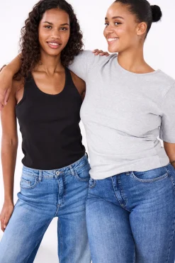 Ichi Basics | T-shirts>IHPALMER Top Black