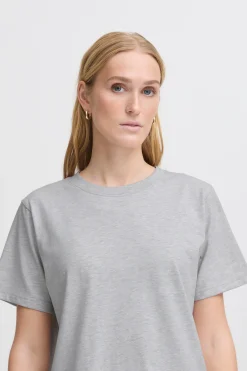 Ichi Basics | T-shirts>IHPALMER T-shirt Greymelange