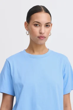 Ichi T-shirts>IHPALMER T-shirt DellaRobbiaBlue