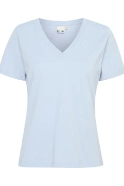 Ichi T-shirts>IHPALMER T-shirt ZenBlue