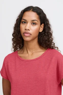 Ichi T-shirts>IHREBEL T-shirt HollyBerry