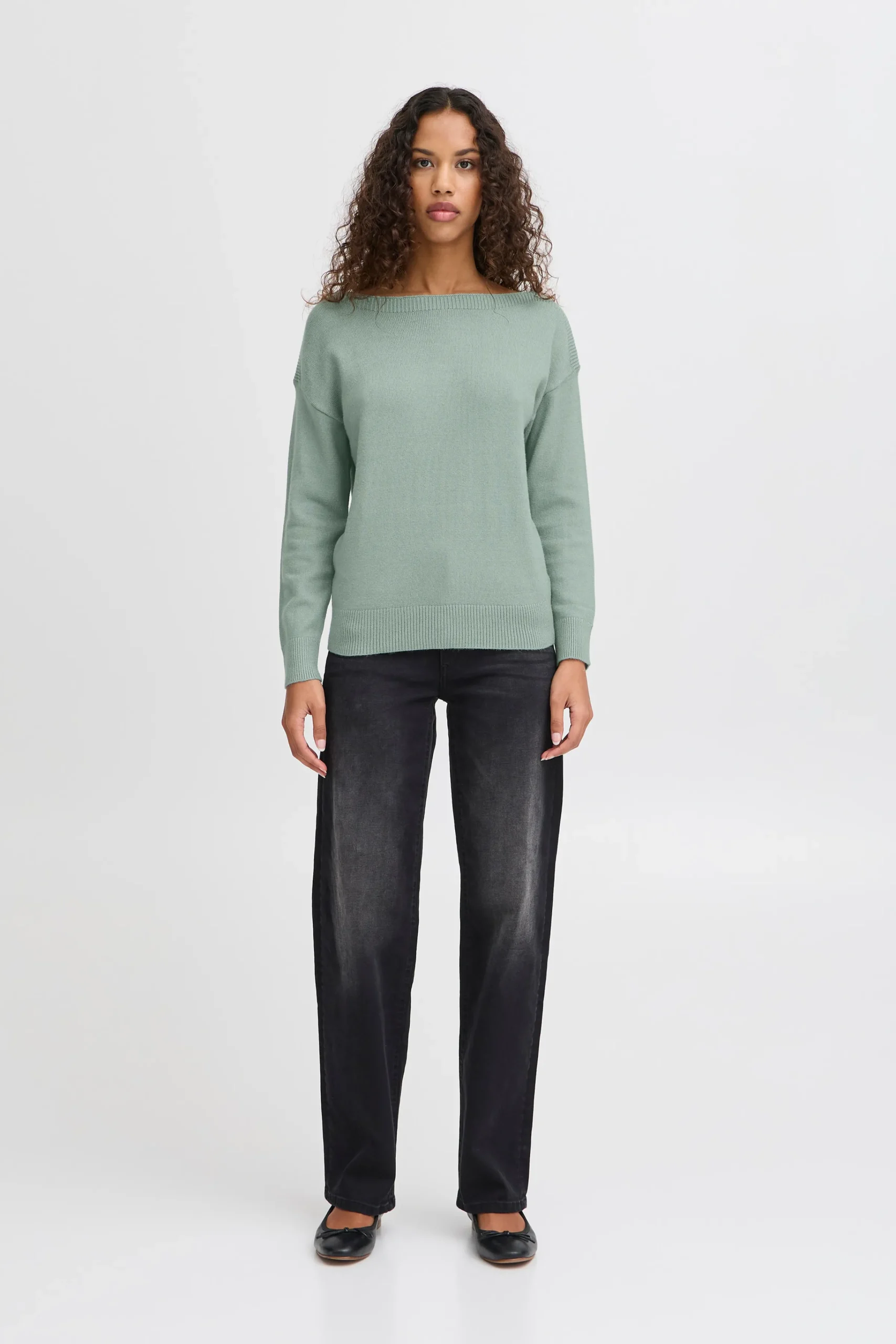 Ichi Strickwaren>IHSELLA Pullover BerylGreen