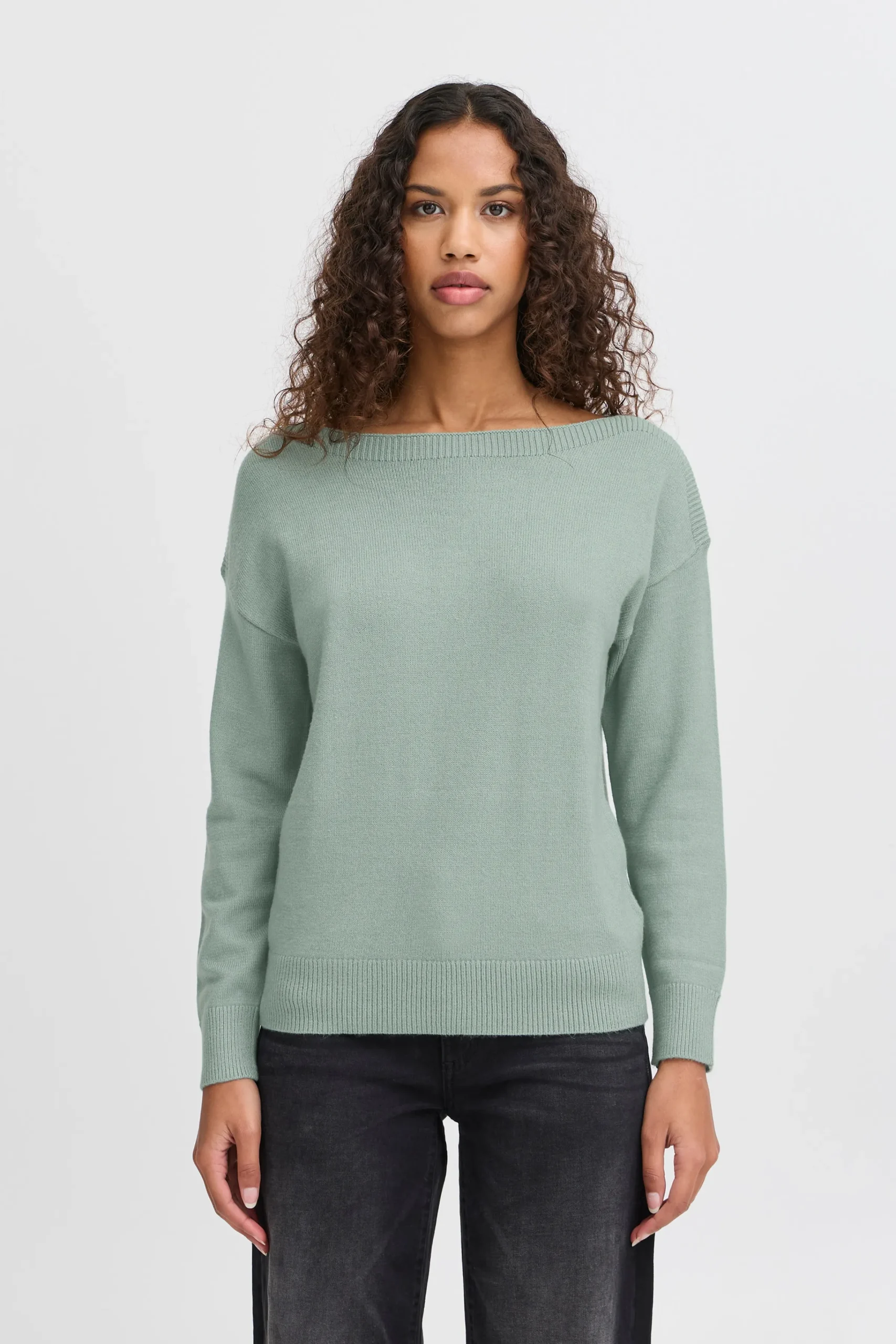 Ichi Strickwaren>IHSELLA Pullover BerylGreen