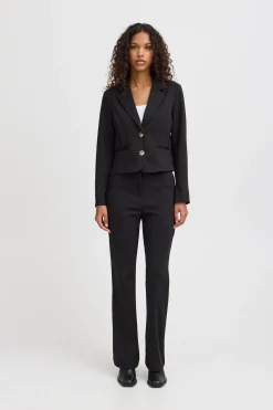 Ichi Blazers>IHSIMONSE Blazer Black