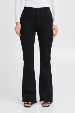 Ichi Jeans>IHTWIGGY FLAIRED HIGH WAIST Jeans Black