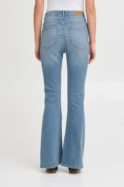 Ichi Jeans>IHTWIGGY FLAIRED HIGH WAIST Jeans Lightblue