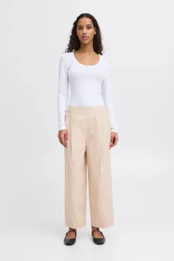 Ichi Hosen>IHUNICA Hose OxfordTan