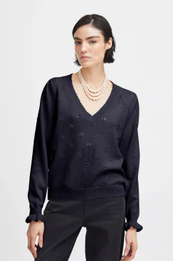 Atelier Rêve Strickwaren>IRGABRIELLE Pullover MaritimeBlue