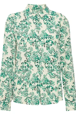 Atelier Rêve Hemden>IRNOELLA Hemd PepperGreenFlower