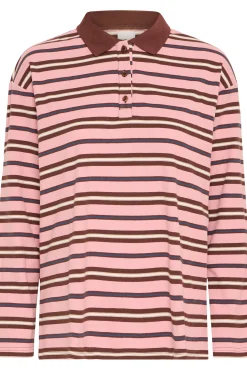 Ichi T-shirts>IXBECKY Poloshirt ChocolateLab