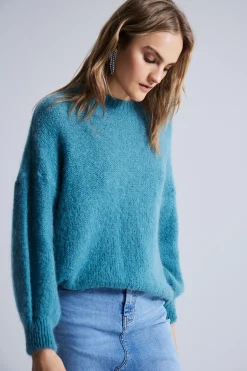 Ichi Strickwaren>IXMARITA Pullover DelphiniumBlue