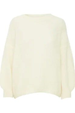 Ichi Strickwaren>IXMARITA Pullover CloudDancer