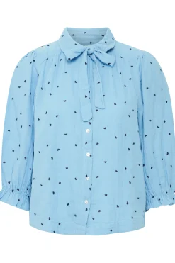 Atelier Rêve Blusen>Langarm-Bluse DuskBlue