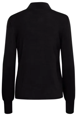 Ichi Strickwaren>Strickpullover Black